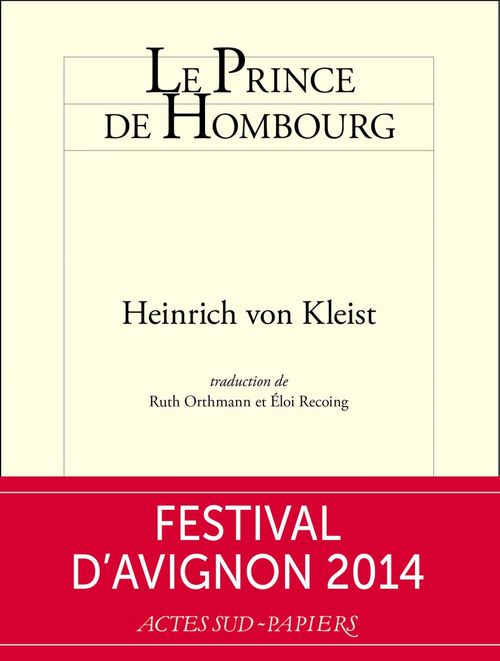 Couverture ebook de Le Prince de Hombourg, de Heinrich von Kleist