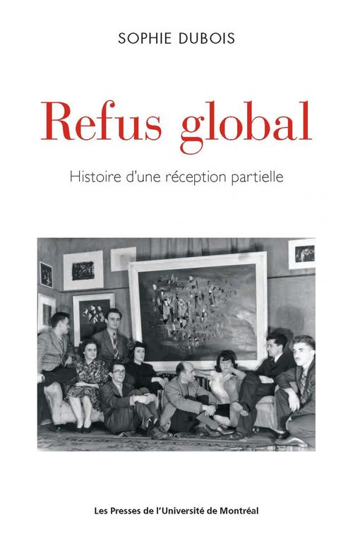 Couverture ebook de Refus global, de Sophie Dubois