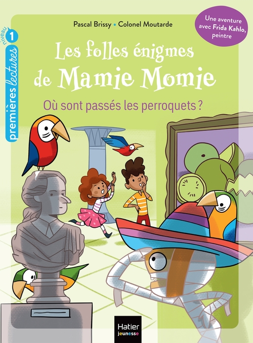 Couverture ebook de Les folles énigmes de Mamie Momie -  Où sont passés les perroquets - GS/CP 5/6 ans, de Pascal Brissy