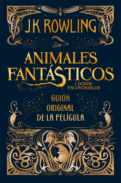 Couverture ebook de Animales fantásticos y dónde encontrarlos: guión original de la película, de J.K. Rowling