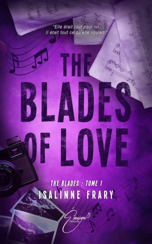 ebook cover of The blades of love, by Isalinne Frary