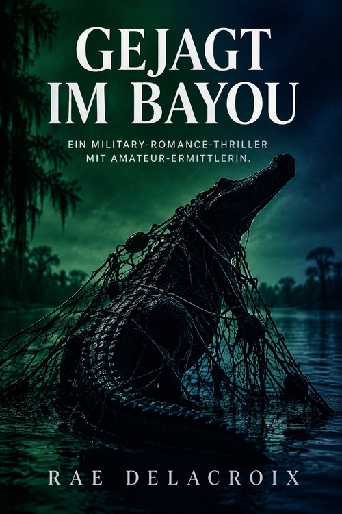 Couverture ebook de Gejagt im Bayou, de Rae Delacroix