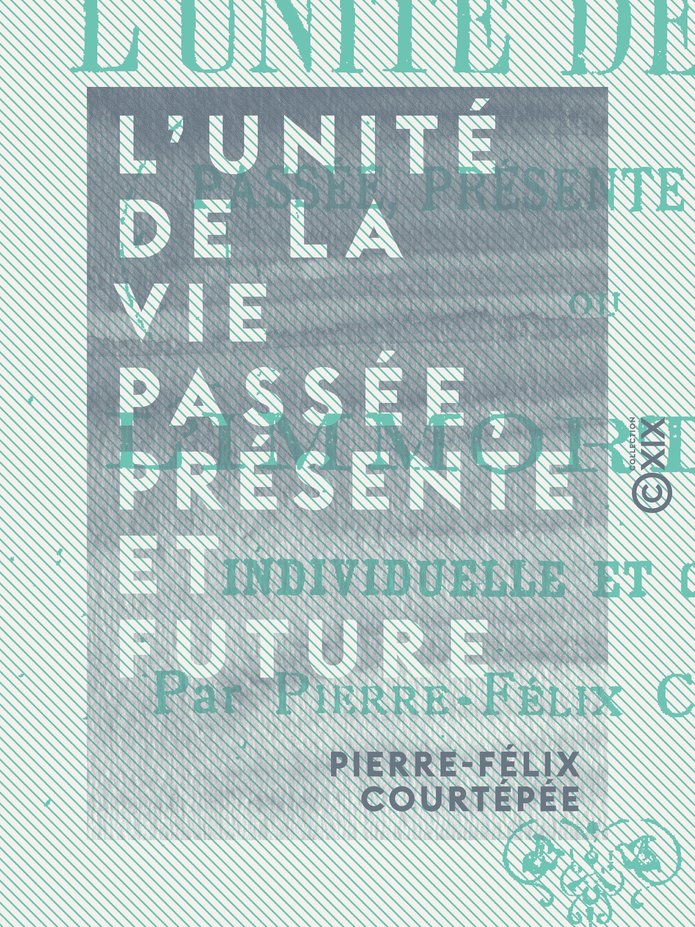 Couverture ebook de L'Unité de la vie passée, présente et future, de Pierre-Felix Courtepee