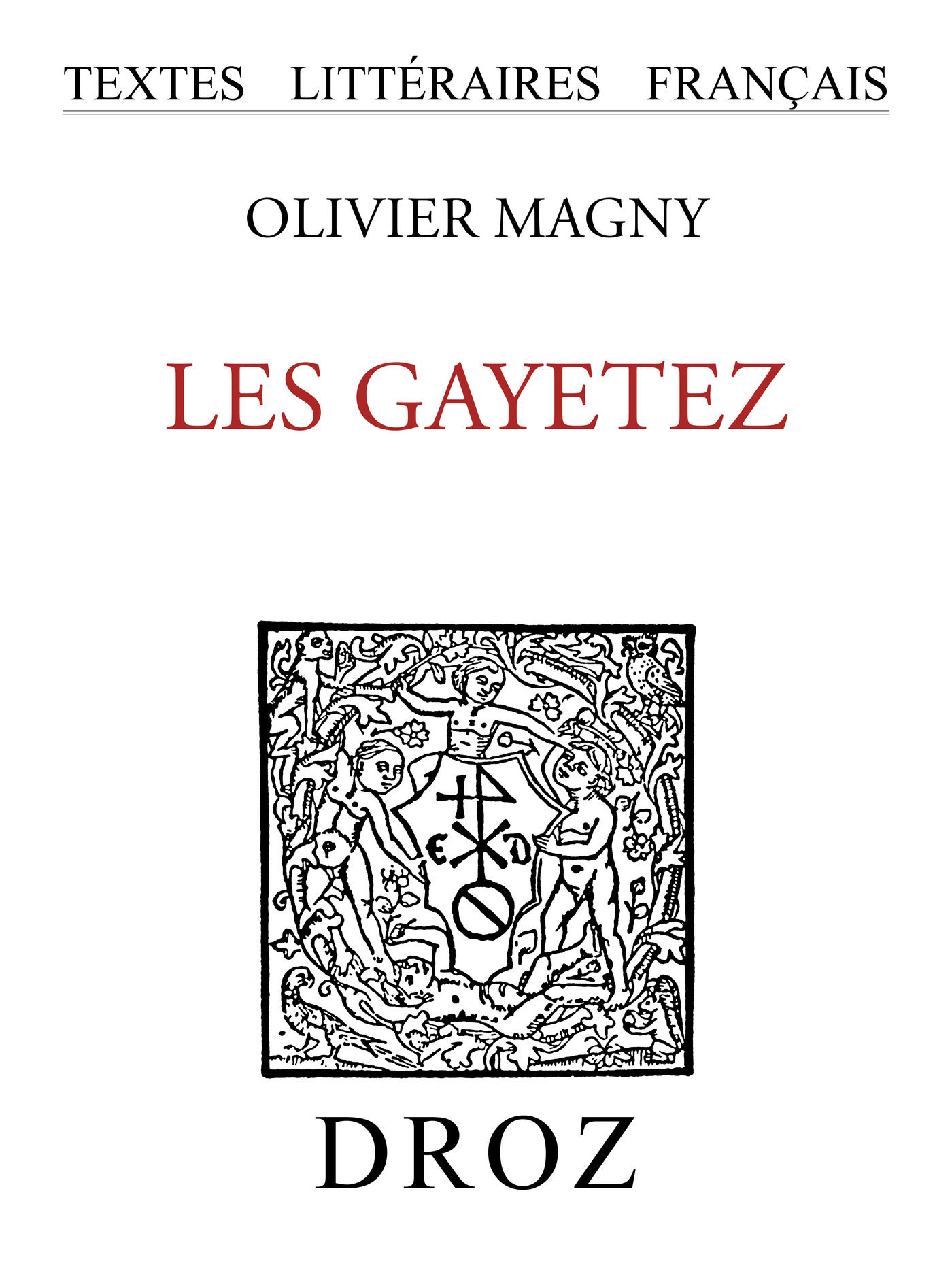 ebook cover of Les Gayetez, by De Magny Olivier