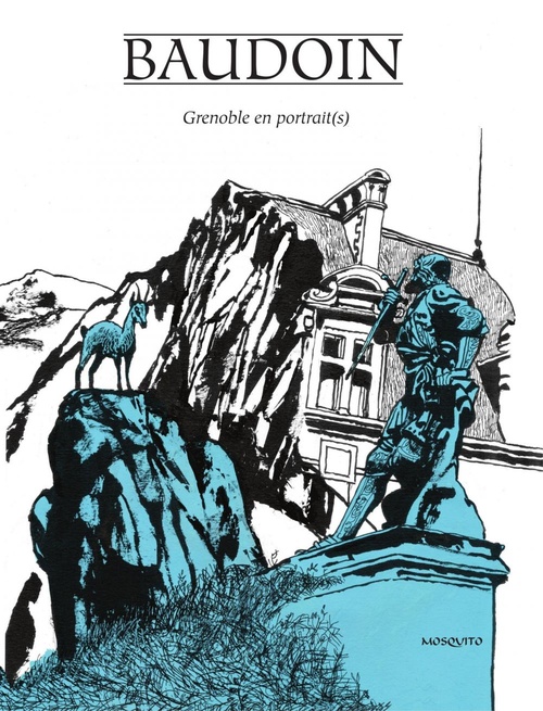 Couverture ebook de Grenoble en portrait(s), de Edmond Baudoin