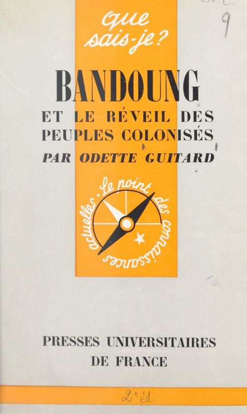ebook cover of Bandoung et le réveil des anciens colonisés, by Odette Guitard
