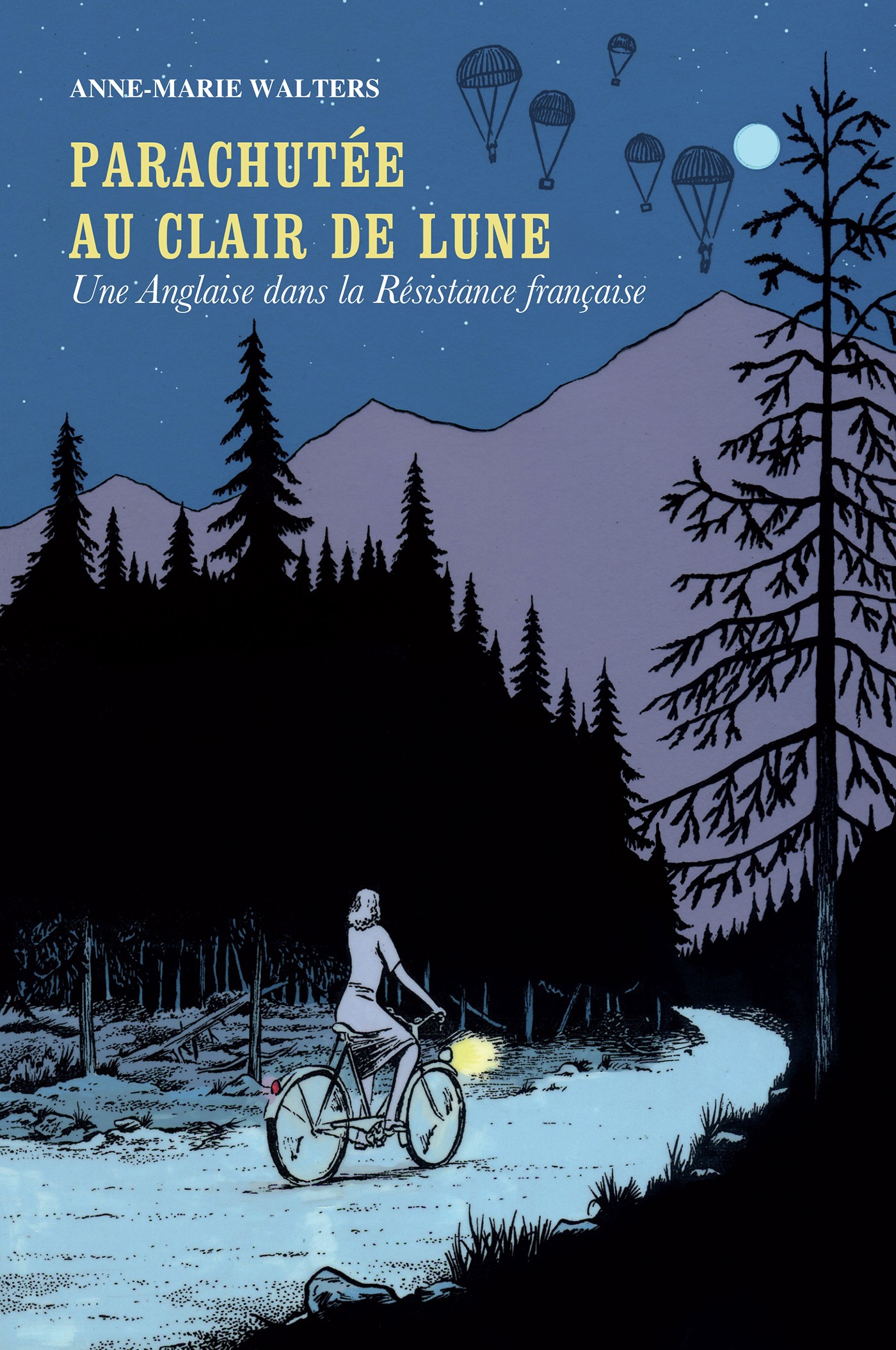 ebook cover of Parachutée au clair de Lune, by Anne-marie Walters