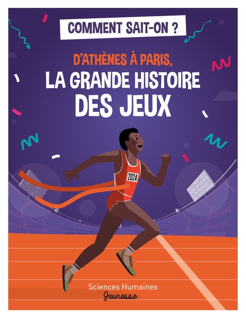 Couverture ebook de D'Athènes à Paris, la grande histoire des jeux, de Matthieu Perrot