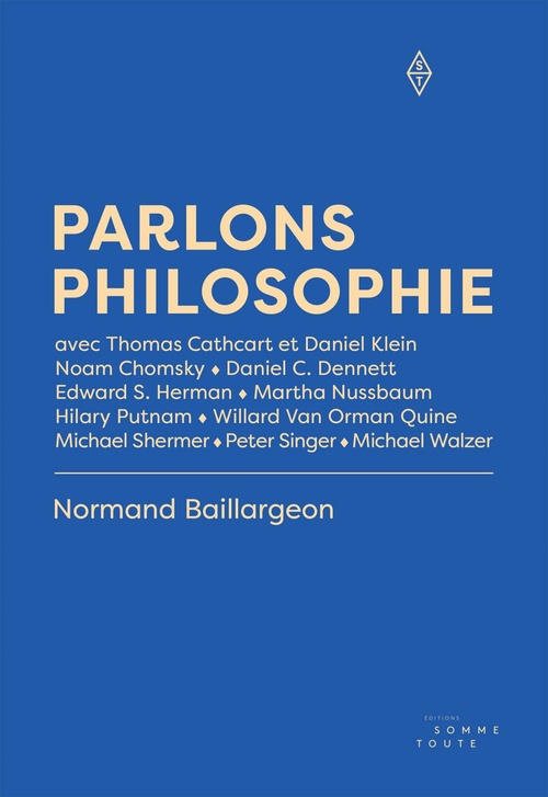 ebook cover of Parlons philosophie, by Normand Baillargeon