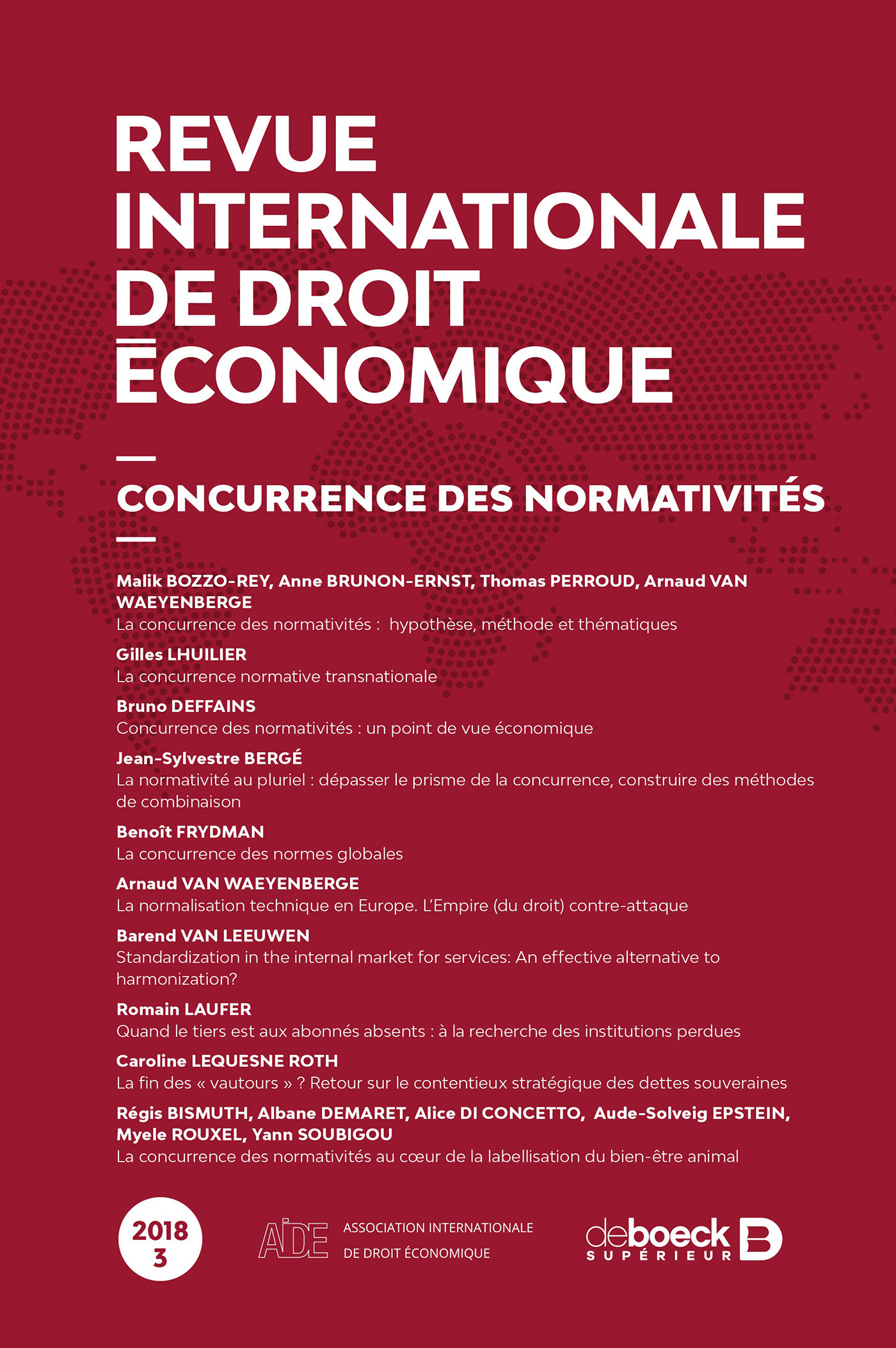 ebook cover of Revue internationale de droit économique, by Collectif