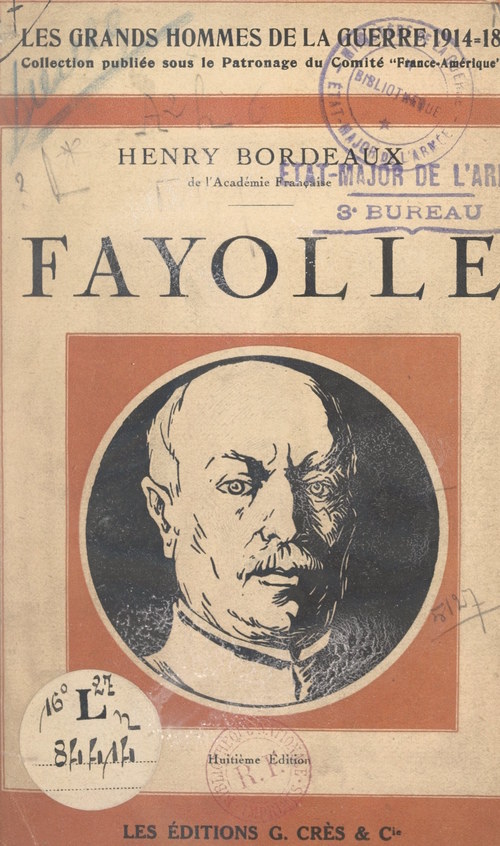 ebook cover of Le Maréchal Fayolle, by Henry Bordeaux