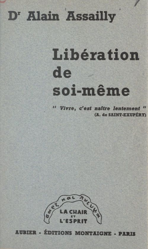 Couverture ebook de Libération de soi-même, de Alain Assailly
