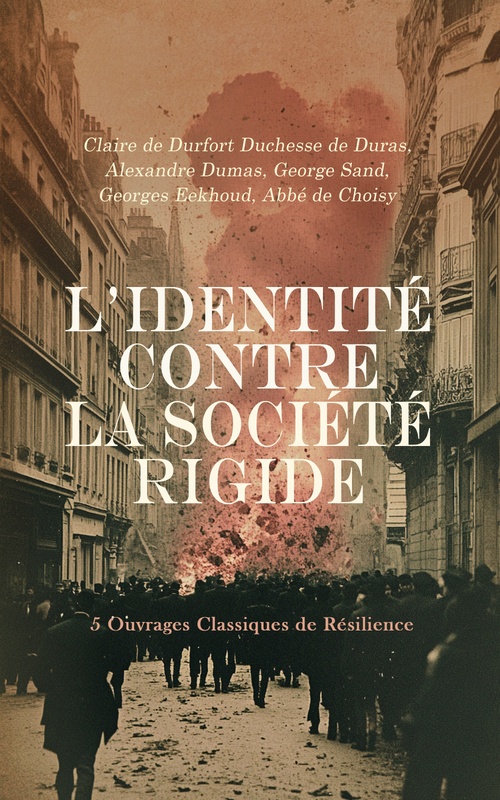 ebook cover of L'Identité Contre la Société Rigide : 5 Ouvrages Classiques de Résilience, by Abbé de Choisy, Alexandre Dumas, Claire De Durfort Duchesse De Duras, George Sand, Georges Eekhoud