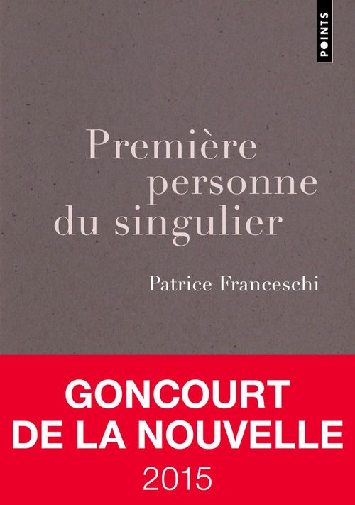 Couverture ebook de Première personne du singulier, de Patrice Franceschi