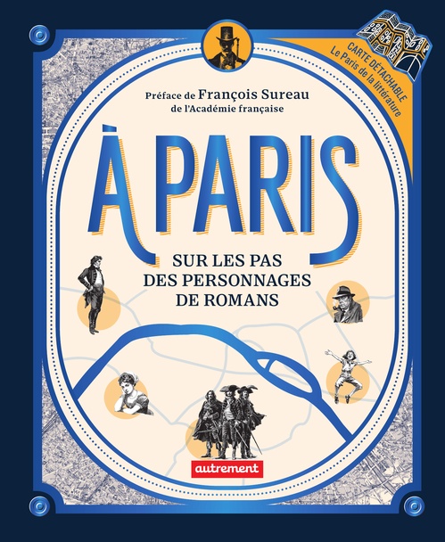ebook cover of À Paris. Sur les pas des personnages de romans, by Ismaël Jude