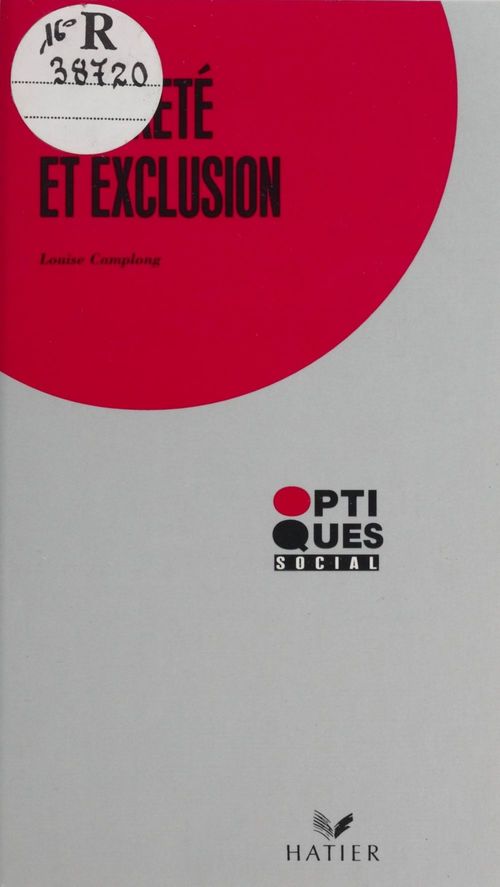 Couverture ebook de Pauvreté et Exclusion, de Camplong-L