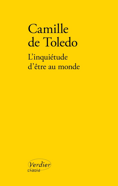 ebook cover of L'inquiétude d'être au monde, by Camille de Toledo