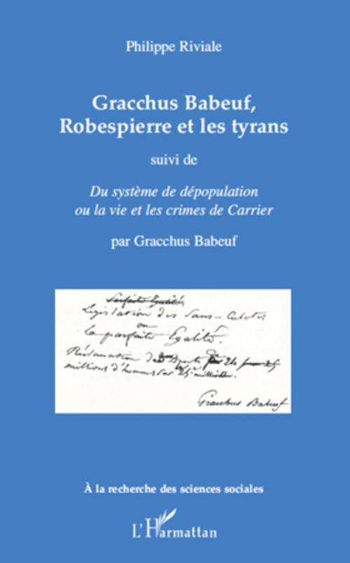 Couverture ebook de Gracchus Babeuf, Robespierre et les tyrans, de Gracchus Babeuf, Philippe Riviale