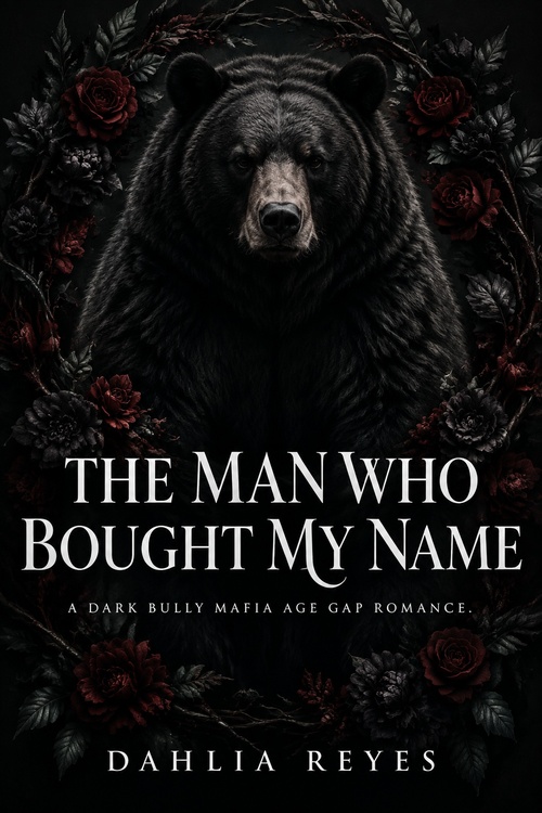 Couverture ebook de The Man Who Bought My Name, de Dahlia Reyes