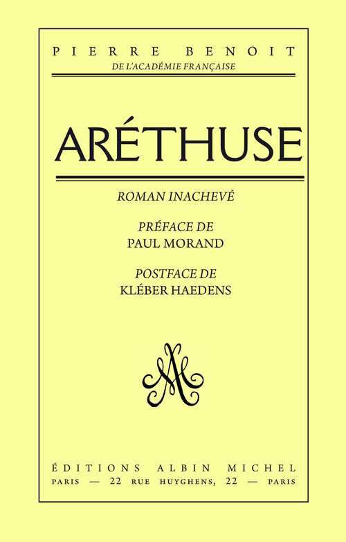 ebook cover of Aréthuse, by Pierre Benoit