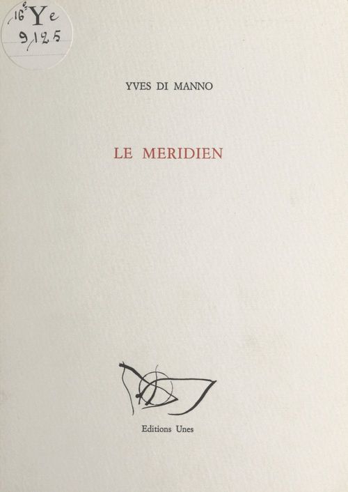 Couverture ebook de Le méridien, de Yves Di Manno