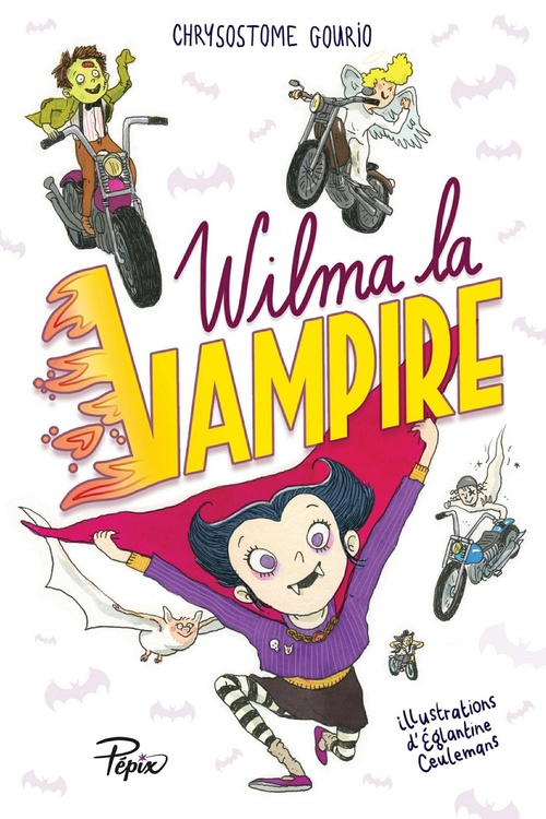 Couverture ebook de Wilma la vampire, de Eglantine Ceulemans, Chrysostome Gourio