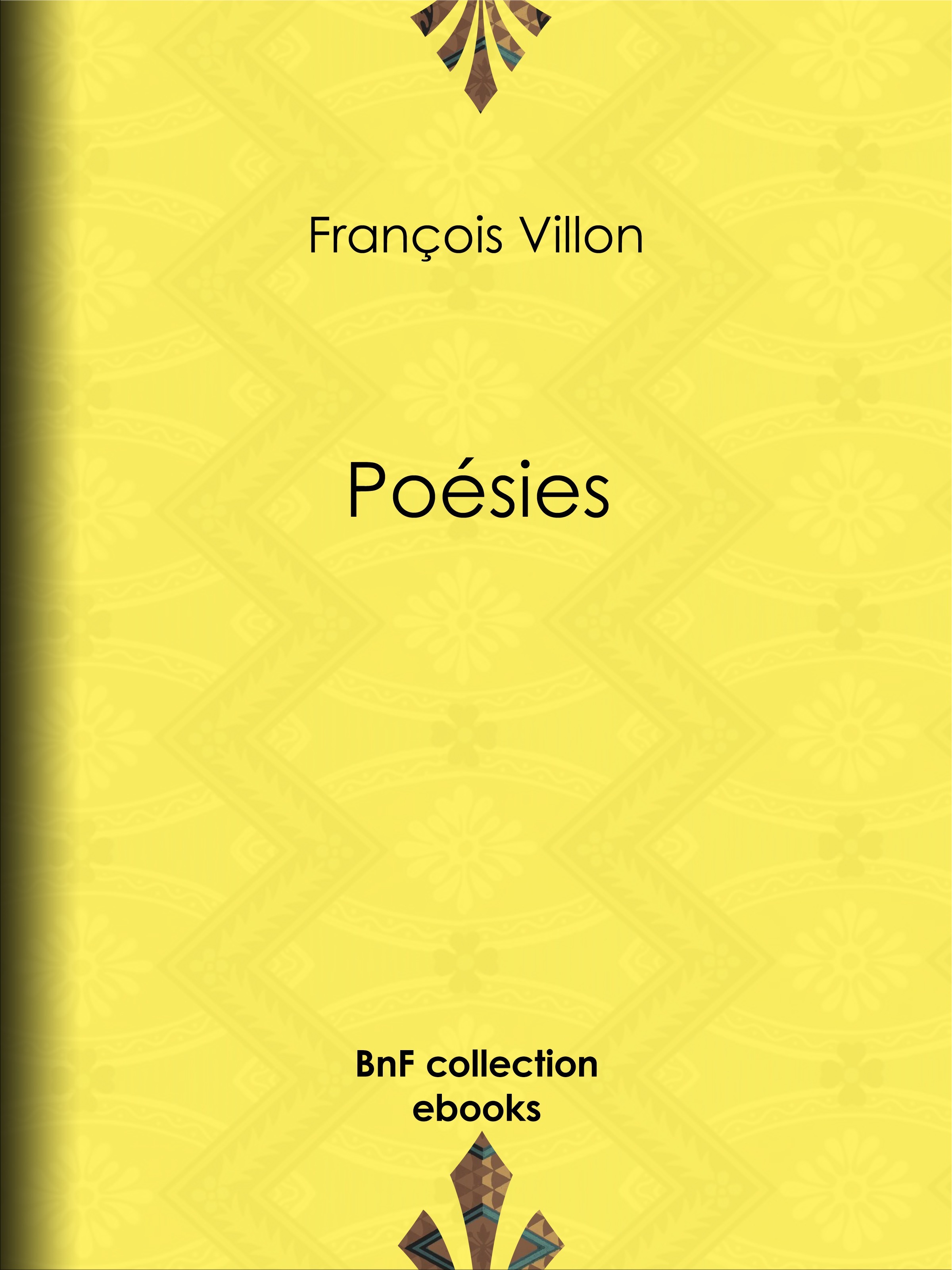 Couverture ebook de Poésies, de François Villon