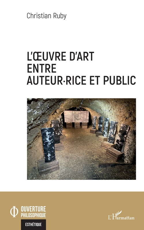 ebook cover of L'oeuvre d'art entre auteur·rice et public, by Christian Ruby