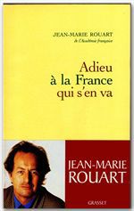 ebook cover of Adieu à la France qui s'en va, by Jean-Marie Rouart