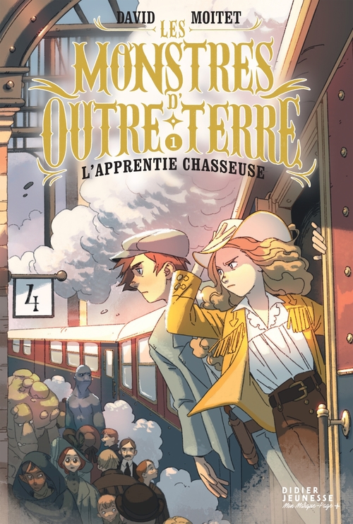 ebook cover of Les Monstres d'Outre-terre, tome 1 - L'apprentie-chasseuse, by David Moitet