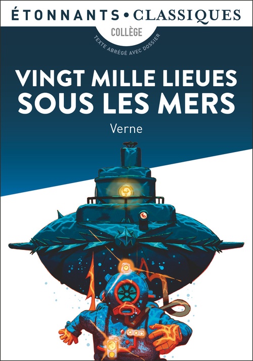 Couverture ebook de Vingt mille lieues sous les mers, de Jules Verne