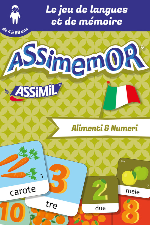 ebook cover of Assimemor - Mes premiers mots italiens : Alimenti e Numeri, by Celadon, Jean-Sebastien Deheeger