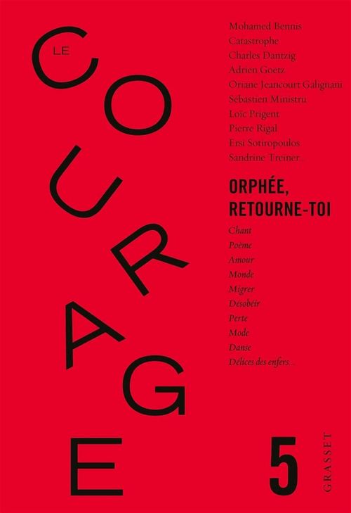 Couverture ebook de Le Courage n°5 / Orphée retourne toi, de Collectif