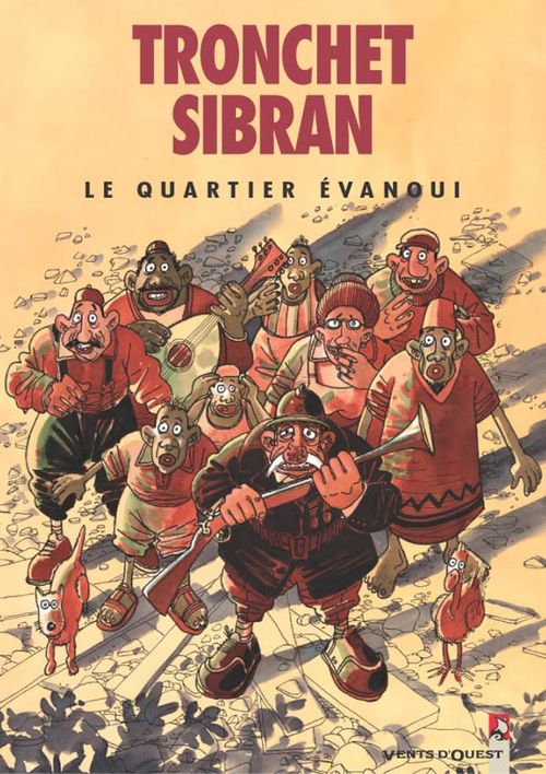 Couverture ebook de Le Quartier évanoui, de Anne Sibran
