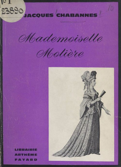 Couverture ebook de Mademoiselle Molière, de Jacques Chabannes