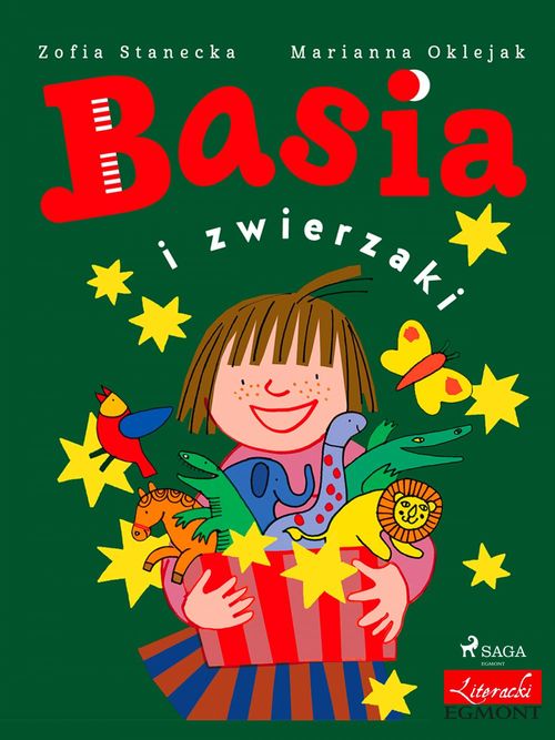 Couverture ebook de Basia i zwierzaki, de Zofia Stanecka