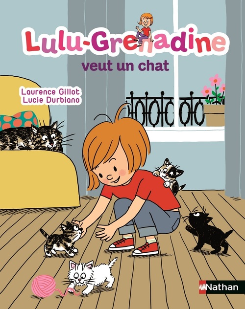 Couverture ebook de Lulu-Grenadine veut un chat, de Laurence Gillot, Lucie Durbiano
