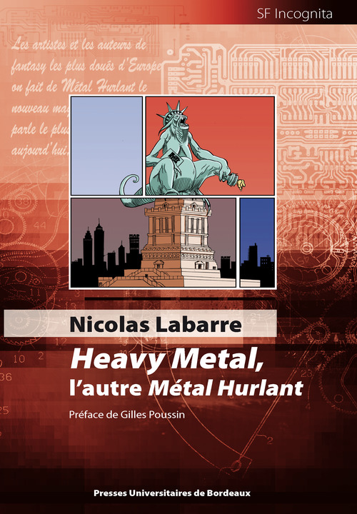 ebook cover of Heavy Metal, l'autre Métal Hurlant, by Nicolas Labarre
