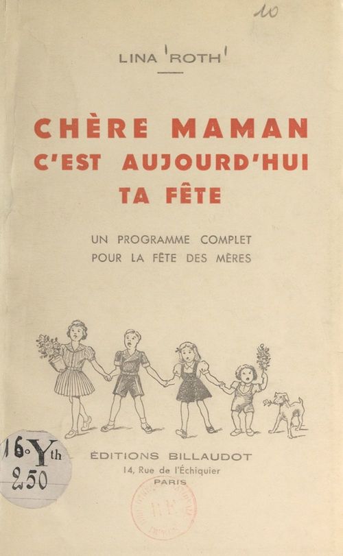 Couverture ebook de Chère maman, c'est aujourd'hui ta fête, de Lina Roth