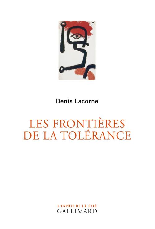 ebook cover of Les frontières de la tolérance, by Denis Lacorne
