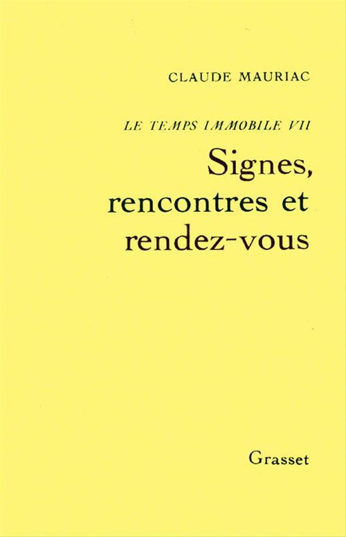 ebook cover of Le temps immobile T07, by Claude Mauriac