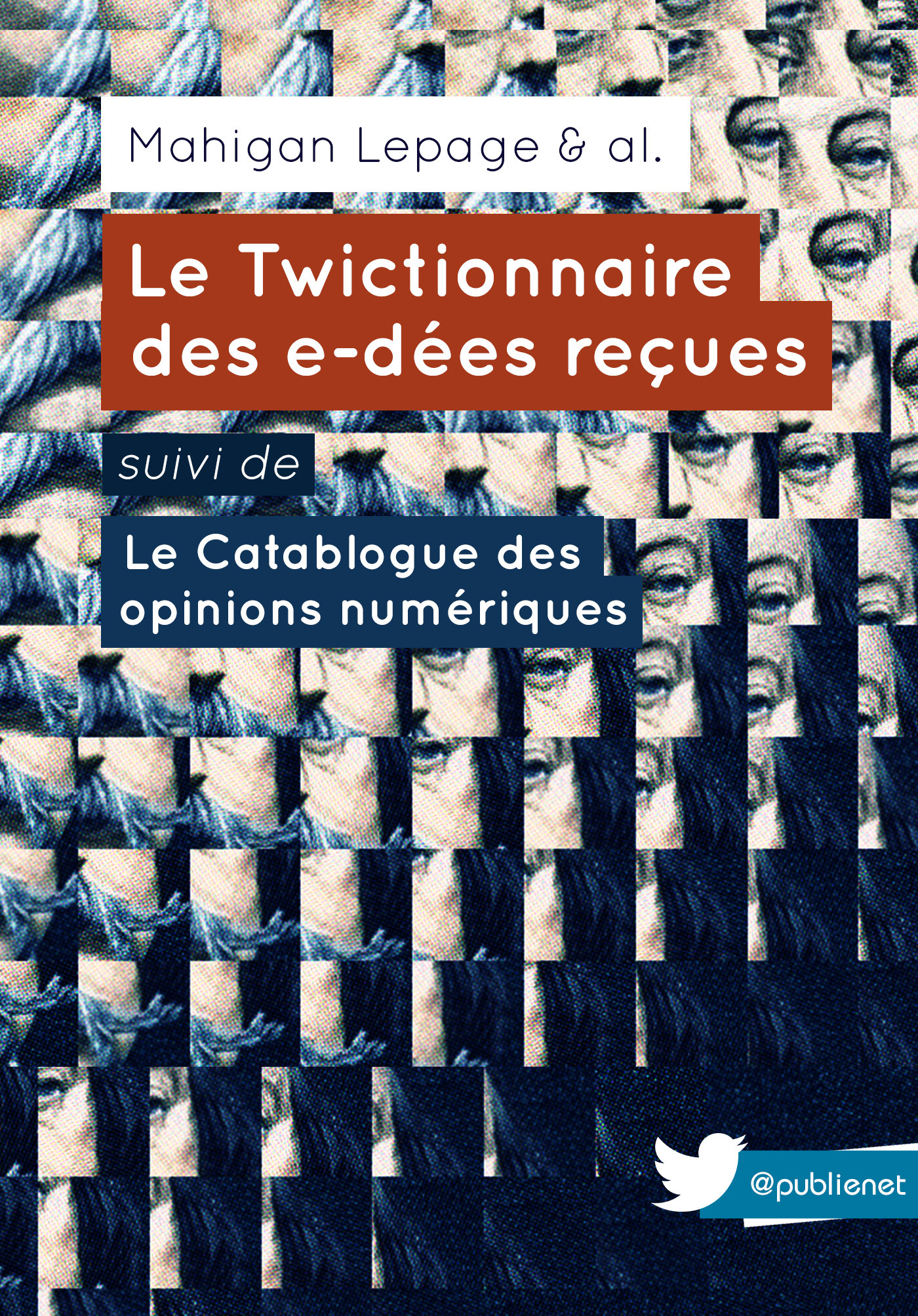 ebook cover of Le Twictionnaire des e-dées reçues suivi de Le Catablogue des opinions numériques, by Mahigan Lepage