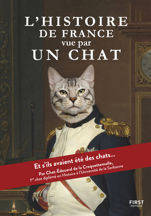 Couverture ebook de L'Histoire vue par un chat, de Susie Jung-Hee Jouffa, Frédéric Pouhier