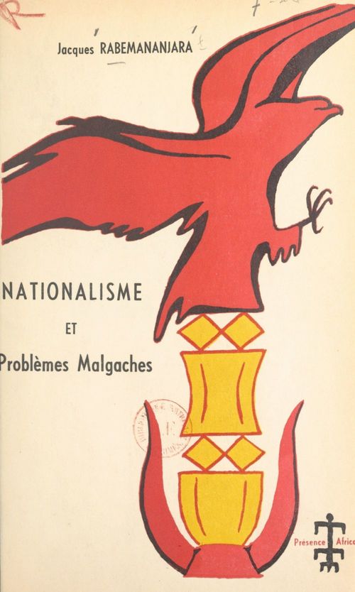 Couverture ebook de Nationalisme et problèmes malgaches, de Jacques Rabemananjara
