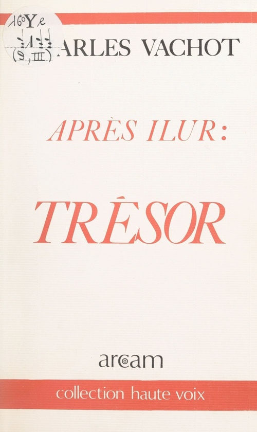 ebook cover of Après Ilur : trésor, by Charles Vachot