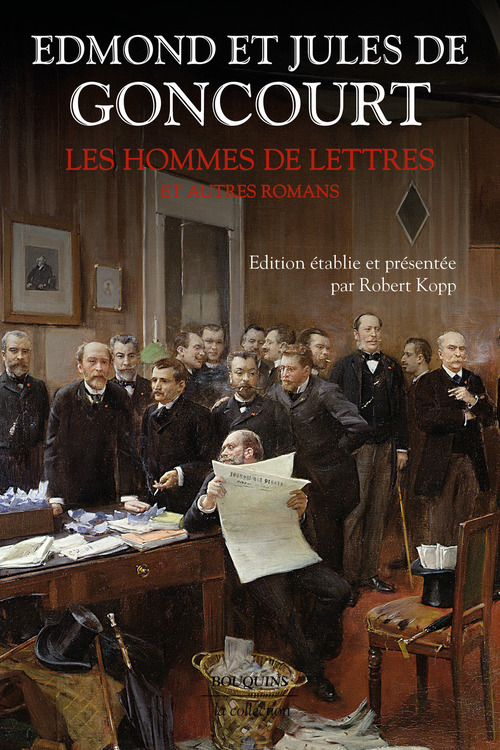 ebook cover of Les Hommes de lettres et autres romans, by Edmond de Goncourt, Jules de Goncourt