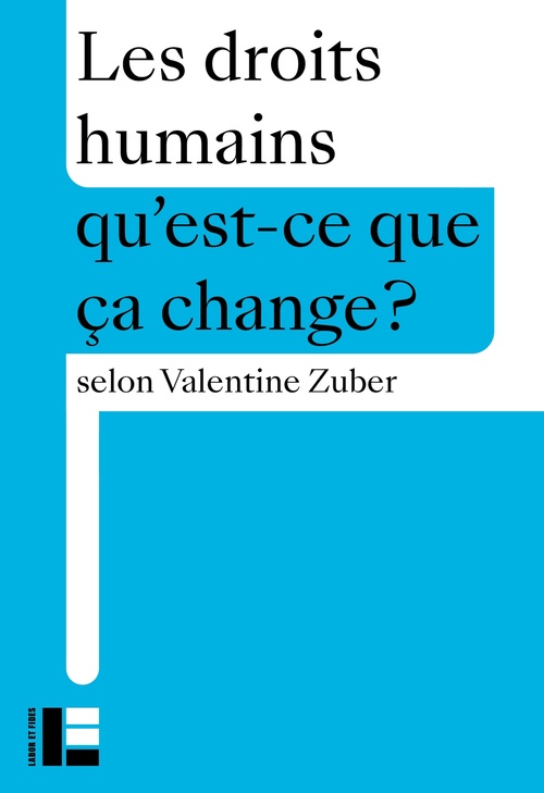 ebook cover of Les droits humains, by Valentine Zuber