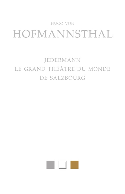 ebook cover of Jedermann. Le Grand Théâtre du monde de Salzbourg, by Hugo von Hofmannsthal
