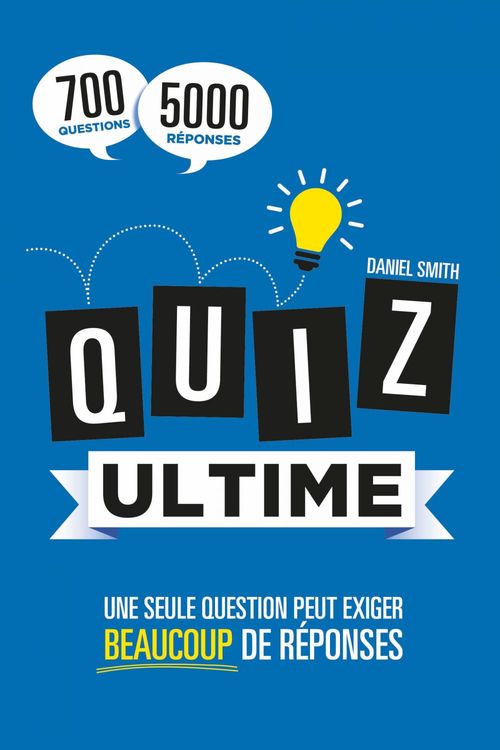 Couverture ebook de Quiz ultime, de Daniel Smith
