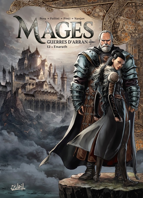 Couverture ebook de Mages T12 - Guerres d'Arran - Enarath, de Olivier Peru